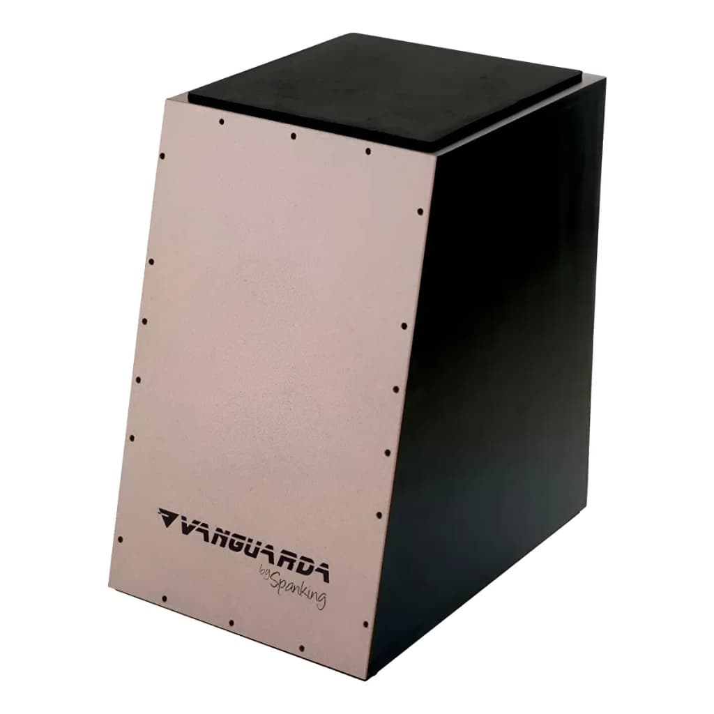 Cajon Spanking Vanguarda Acústico Preto E Marrom