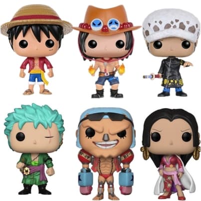 Bonecos Action Figures Colecionáveis One Piece  - Com Caixa Personalizada