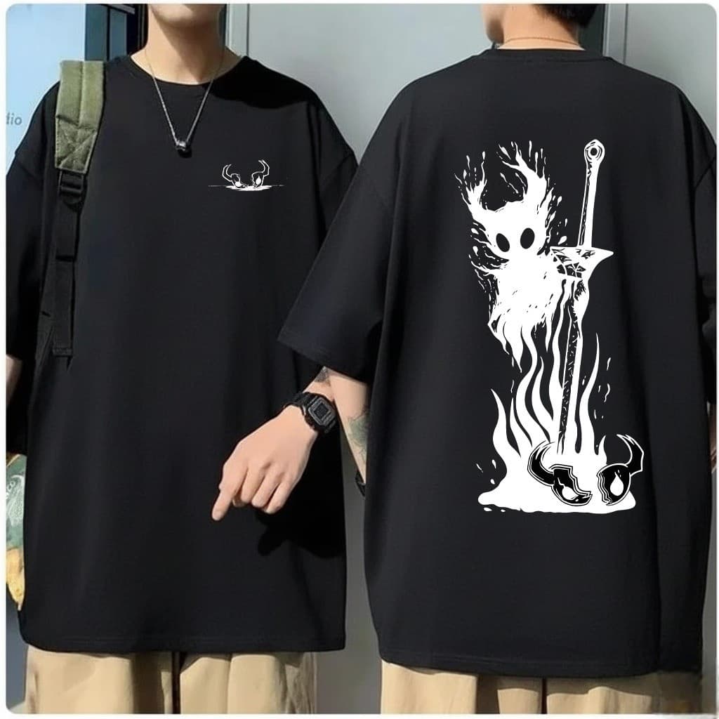 Camiseta Unissex Hollow Knight Jogo Vintage Desenho StreetWear Qualidade Premium Despache Imediato