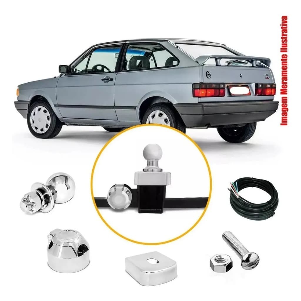 Engate Fixo Reboque Gol Quadrado 87 Á 94 95 Pronta Entrega