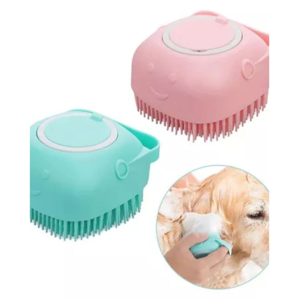 Escova de Banho Silicone com Dispenser|Massageadora Corporal |Esponja de Limpeza Profunda para Corpo