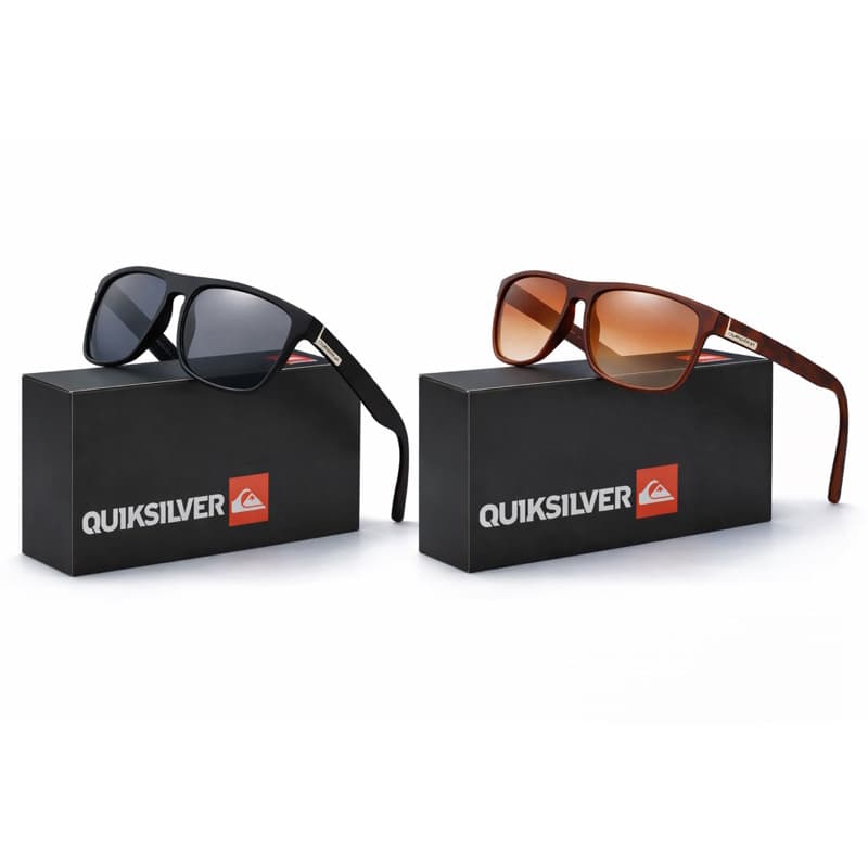 óculos de sol  moda Quikisilver wolfAlpha lentes clássica com proteção uv400