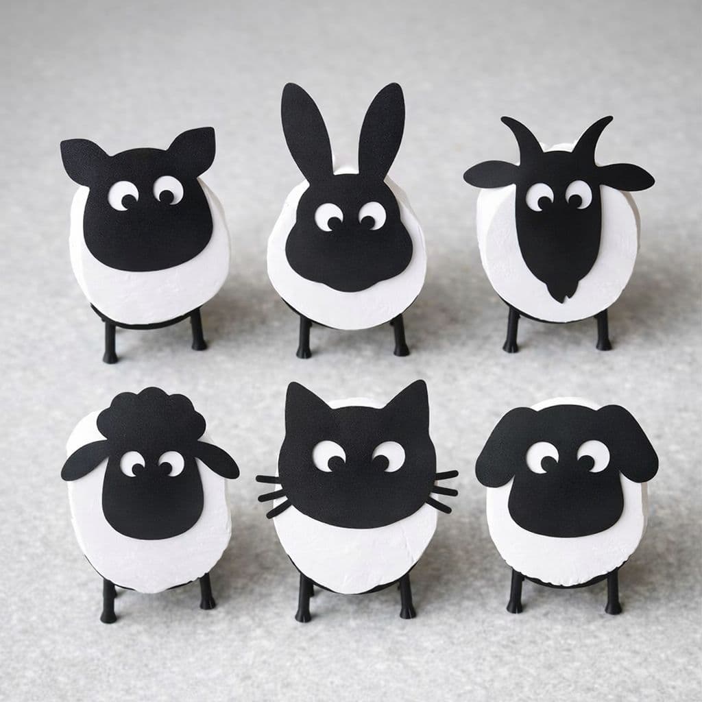 Suporte Papel Higiênico Decorativo Animal | Banheiro Criativo |
