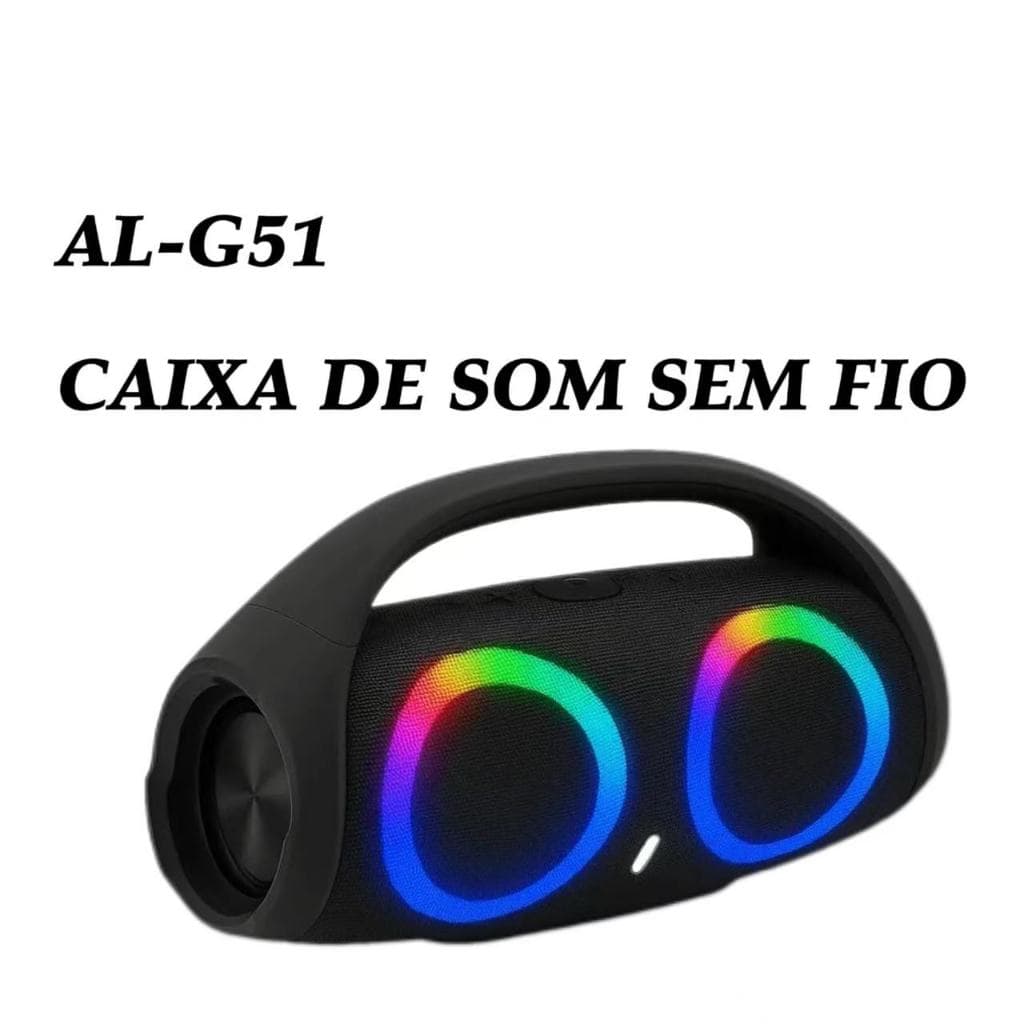 CAIXA DE SOM -ALTOMEX AL-G51Boombox Bluetooth