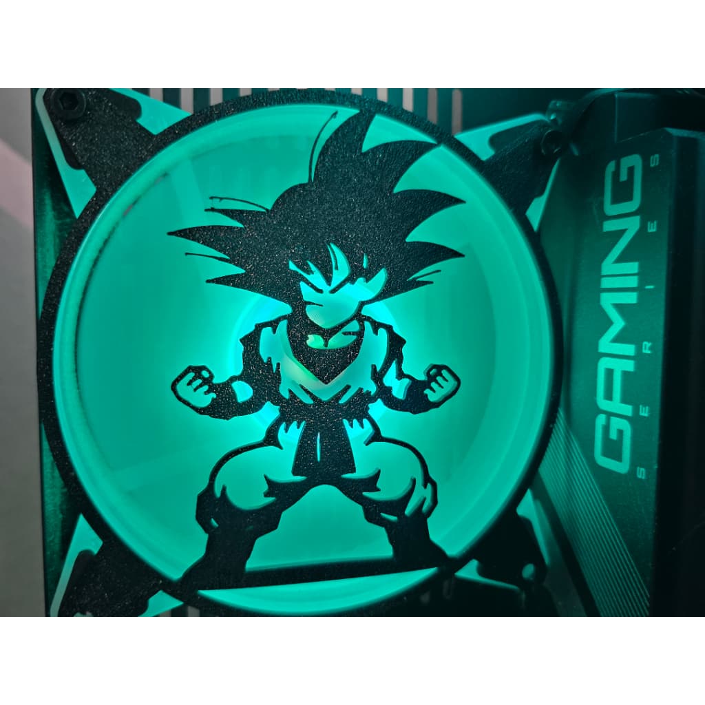 Grelha Fan Grill Personalizada Dragon Ball Z - Protetor de Cooler 120mm Gabinete Gamer