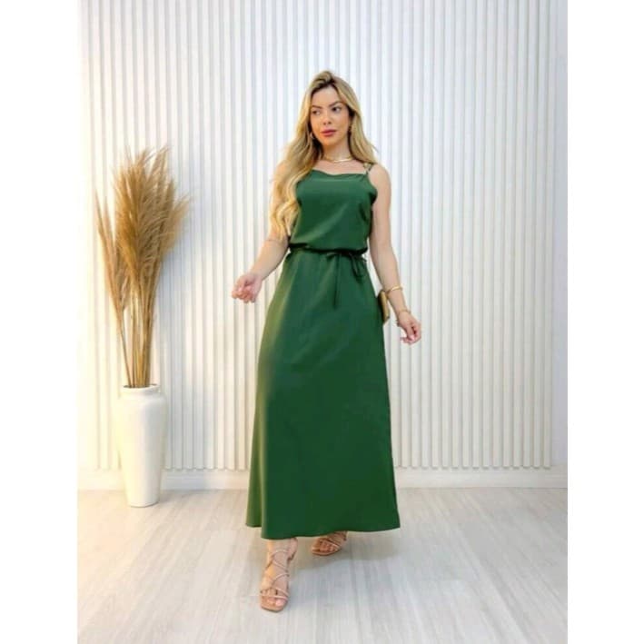 vestido longo femenino de  alcinha