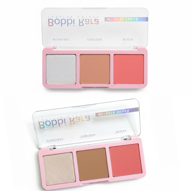 Paleta Bobbi Rara– Iluminador, Contorno e Blush
