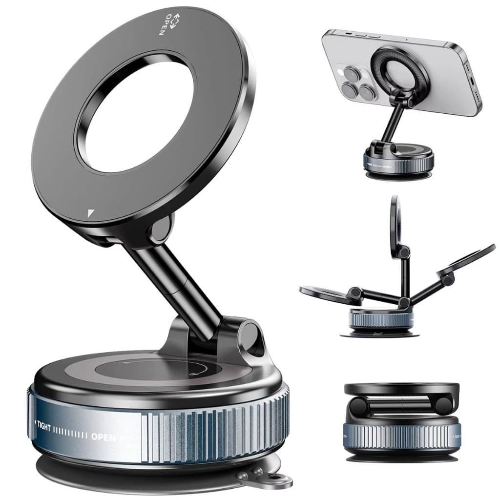 Suporte Magnético Veicular Celular Ventosa 360° Painel Parabrisa Ultra Forte Universal Smartphone