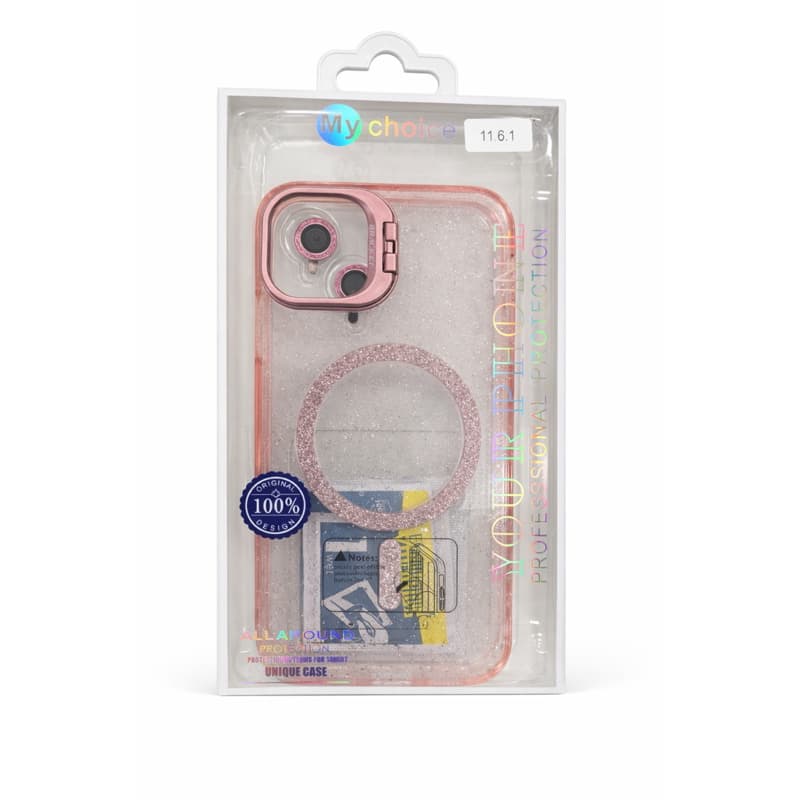 Capa Glitter Magnética  indicao  para iphone 11 SuporAntichoque Transparente com Proteção de Câmera ✨
