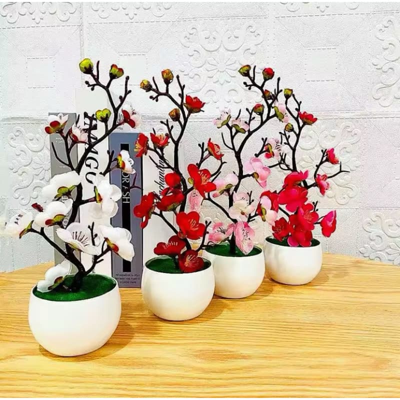 Decoração mini árvore decorativa de flores estilo cerejeira 🌺💖