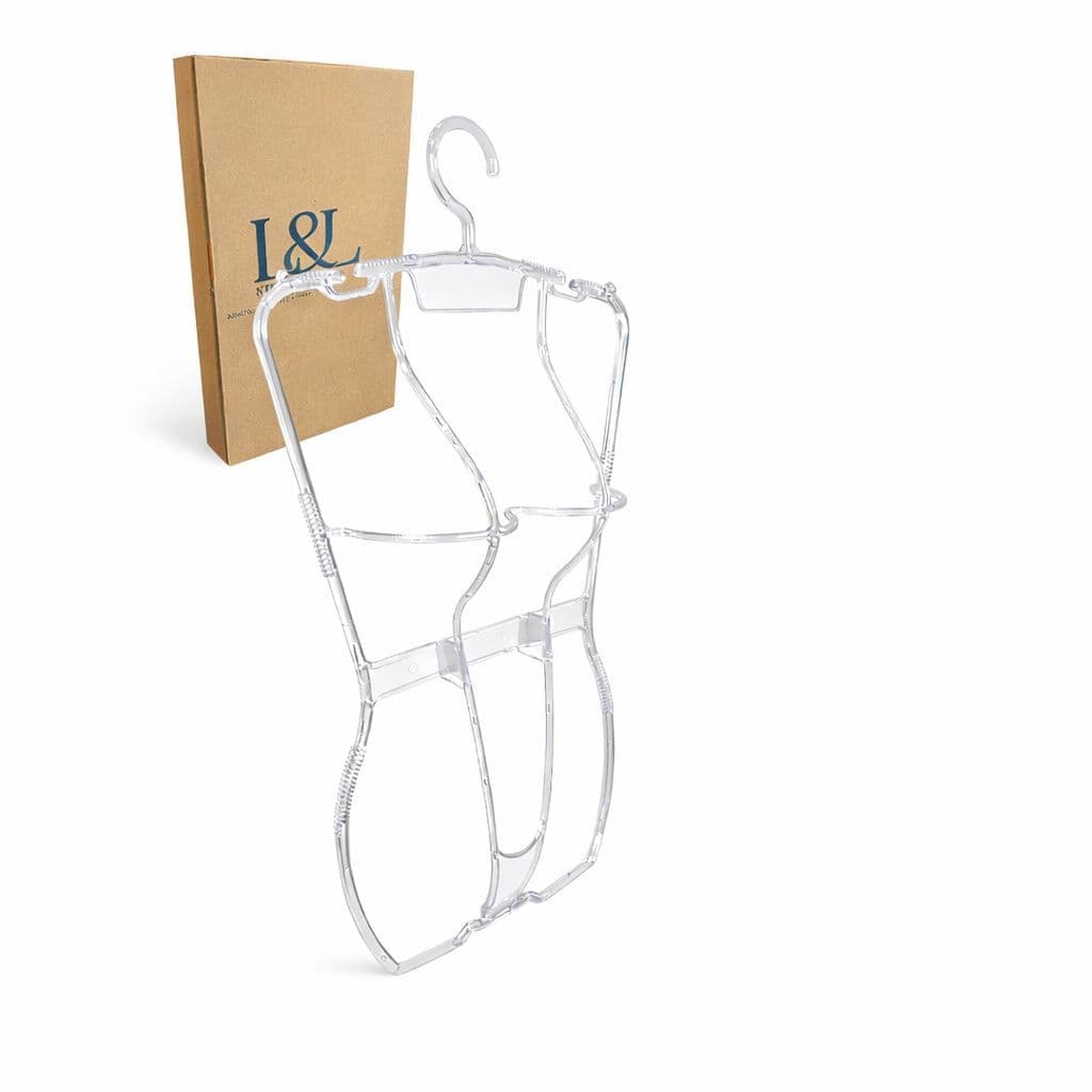 Kit 04 Cabides Silhueta Collant 3D Acrílico Adulto. Lançamento