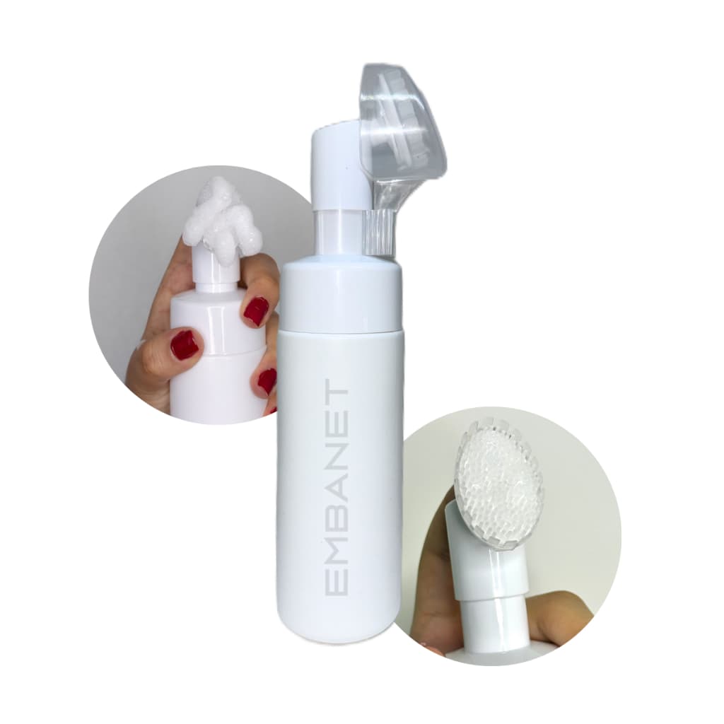 Recipiente Sabonete Liquido Skincare Pump Peles Cílios 200ml