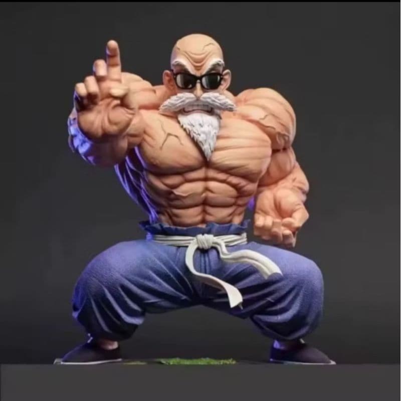 Bonecos Mestre Kame 10cm - Action Figures - Anime Dragon Ball - Miniaturas Colecionáveis