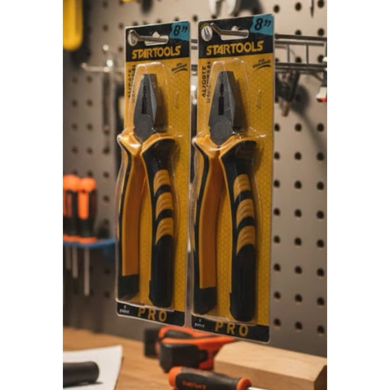 Alicate Universal 8 Polegadas StarTools PRO Profissional Cabo Antideslizante