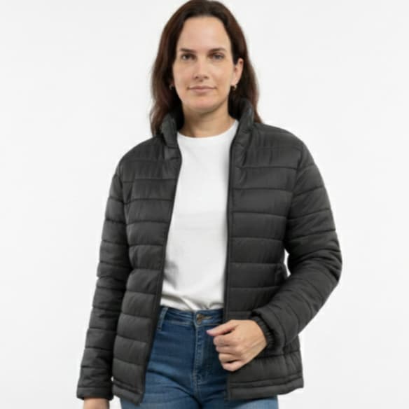 Jaqueta Feminina Puffer Forro de Fibra em Nylon Dyanjo Inverno