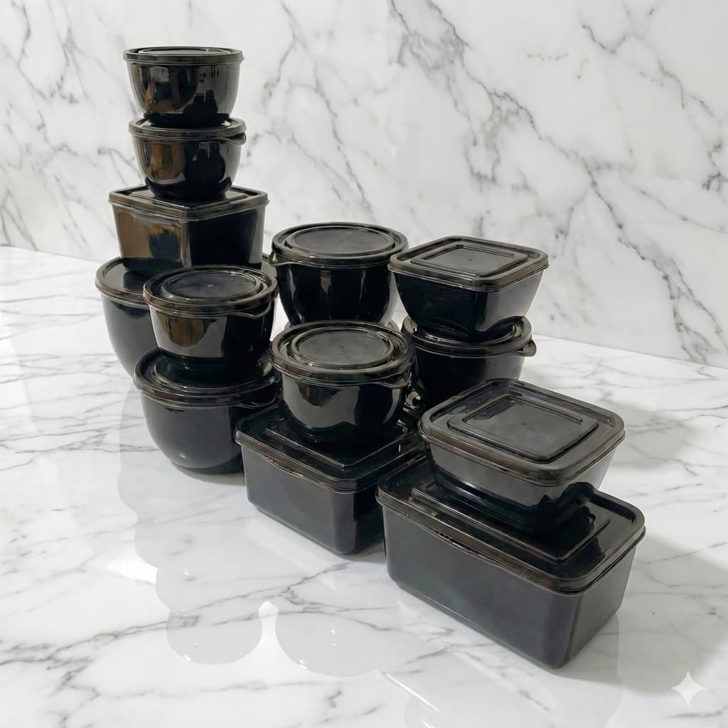 Kit 15 Potes para cozinha Organização com Estilo