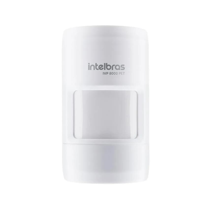 Sensor de Movimento Sem Fio IVP 8000 PET Intelbras Infravermelho Passivo