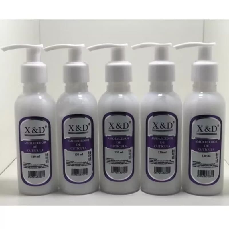 Kit 05 Amolecedor de Cuticulas X&D 120 ml