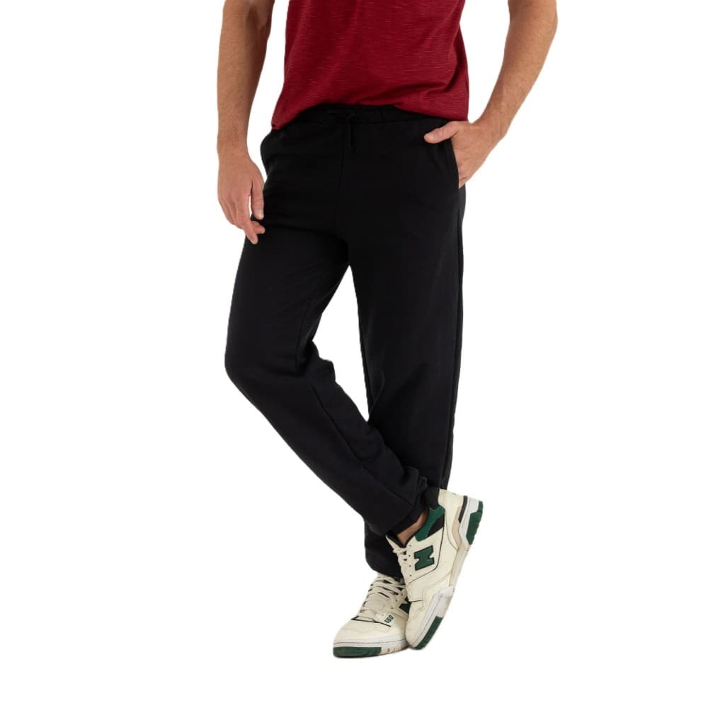 Calças de Moletom C/Punho Básica Confortável Masculina Tamanho Plus G1