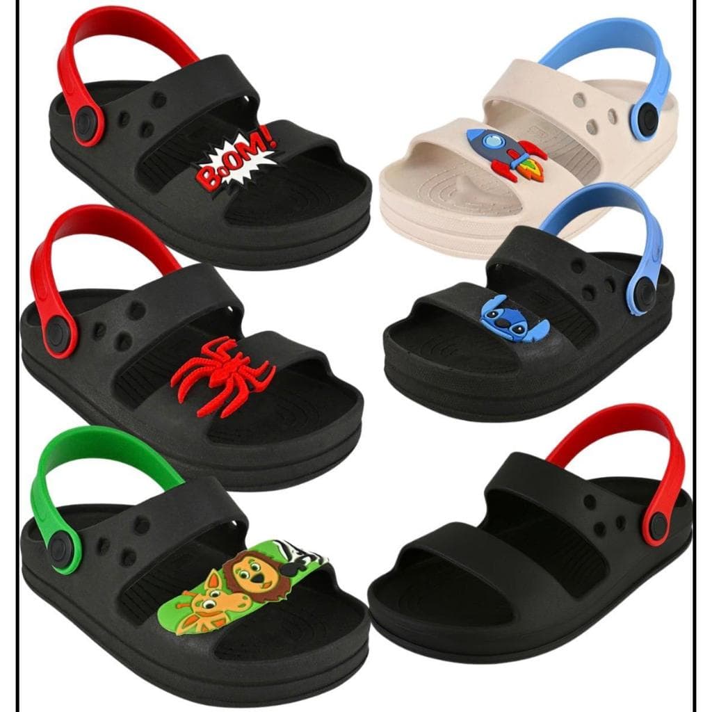 Chinelo Nuvem Menino Infantil - Papete Nuvem Masculino Confortável Emborrachado