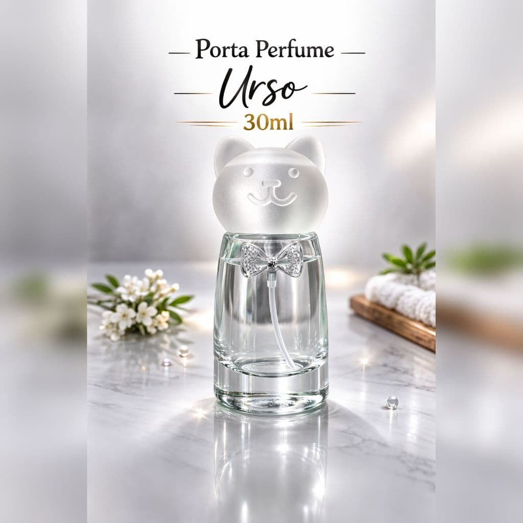 Porta Perfume Urso 30ml