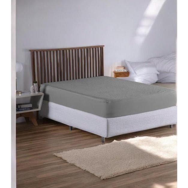 Protetor de Colchão Queen Impermeável Matelado Premium com Elástico Total 100% Microfibra Anti Ácaro