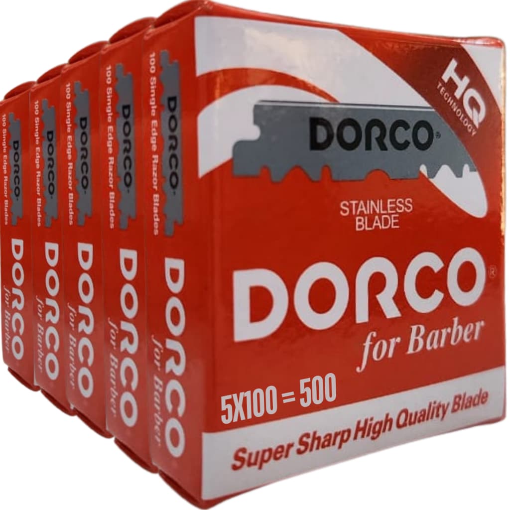 Lâmina de Barbear Dorco Red – 100 a 500 Unidades Meia Lâmina