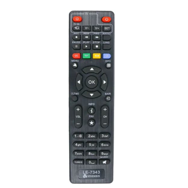 Controle Remoto para Conversor VIVENSIS VX10