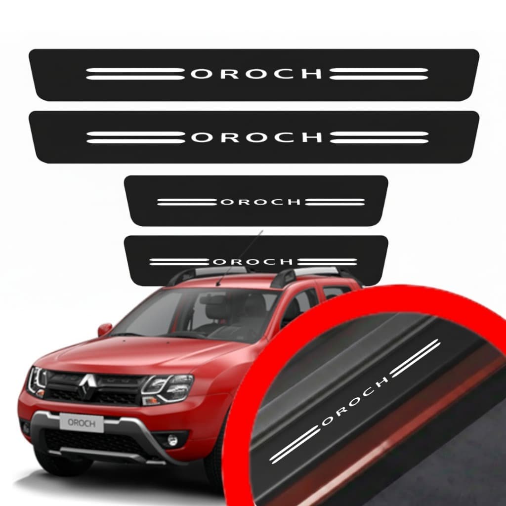 SOLEIRA PROTEÇAO PORTA OROCH UNIVERSAL VINIL PARA CARRO AUTOMOTIVO PERSONALIZADA VARIAS CORES