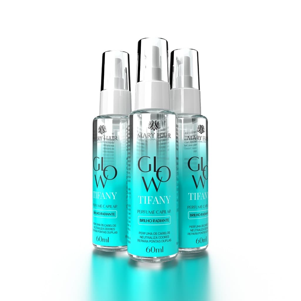 KIT 03 PERFUMES CAPILARES PROFISSIONAIS 60 ML ANTI FRIZZ ,BRILHO , FRAGRANCIA IMPORTADA
