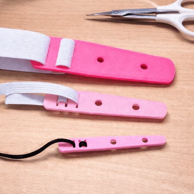 Kit Passador de Elástico e Cordão 3 Tamanhos 6mm 12mm 25mm – Guia para Costura e Artesanato