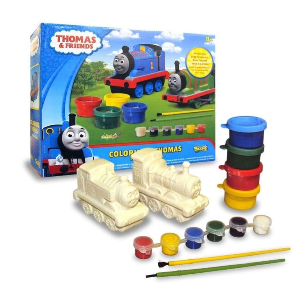 Cofrinho Para Pintar De Gesso - Thomas & Friends - Sunny
