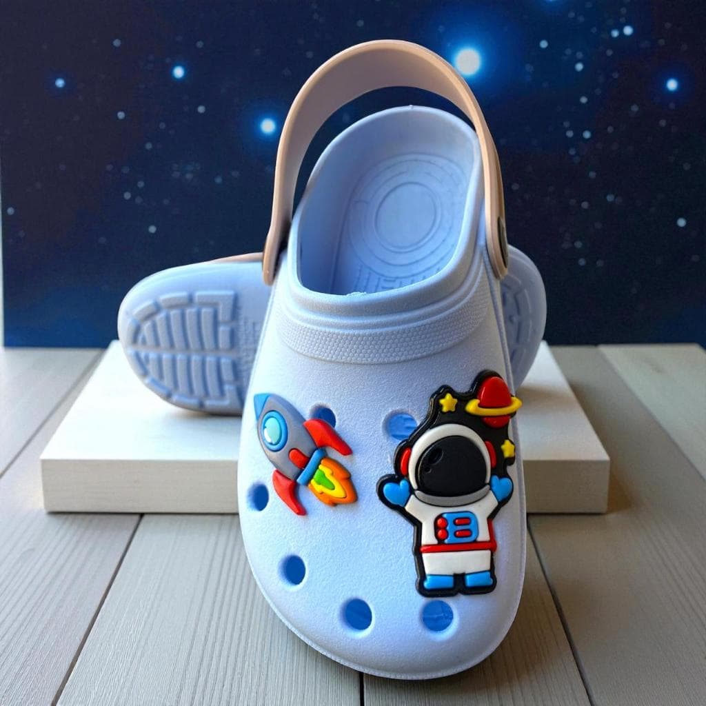 Calçado Injetado Infantil Astronauta Espacial – Leve, Confortável e Antiderrapante para Pequenos Exploradores