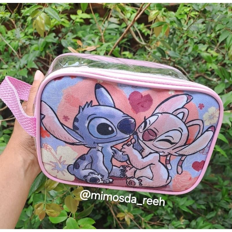 necessaire grande Stitch personalizada kit higiene