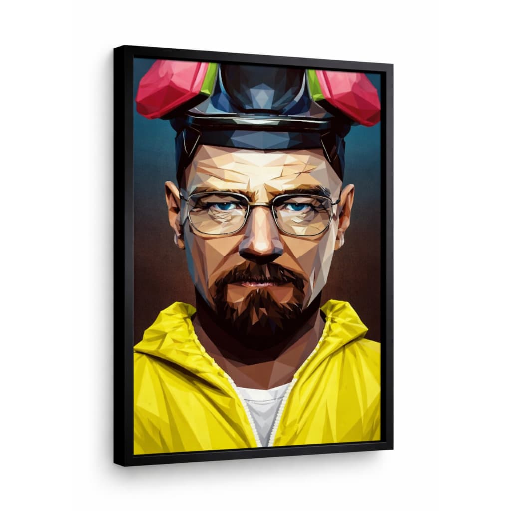 Quadro Decorativo Breaking Bad Walter White Moldurado Cód.4