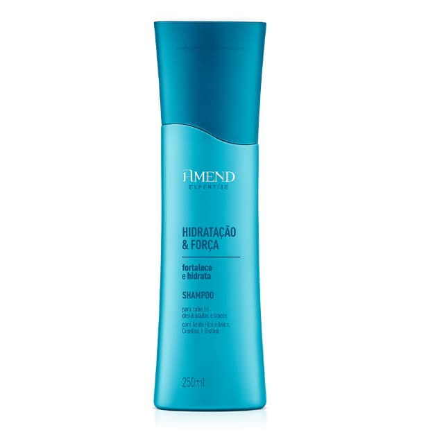 SHAMPOO HIDRATANTE E FORTALECEDOR AMEND EXPERTISE HIDRATACAO & FORCA 250ML