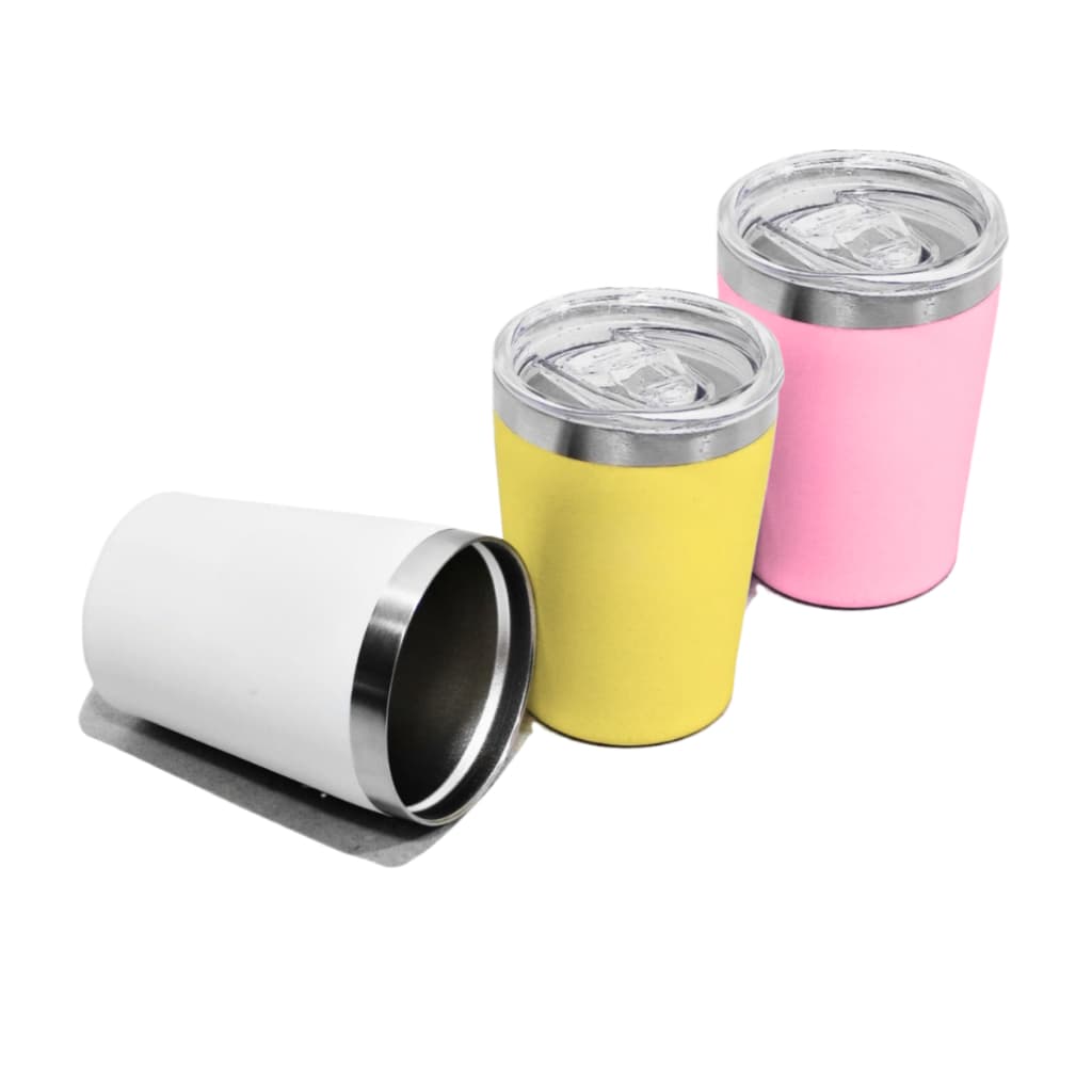 Mini Copo Térmico em Aço Inox 260 ml COM TAMPA XLS Copo-260-Tampa