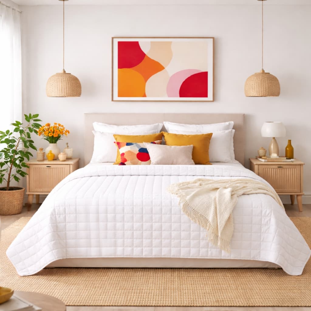 Cobre Leito Matelado Avulso Casal Padrão Colcha 2,20 x 2,00 Varias Cores