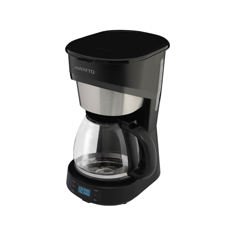Cafeteira Elétrica Agratto Programável 1,5L 38 Xícaras 800W 127V Com Jarra de Vidro e Filtro Reutilizável