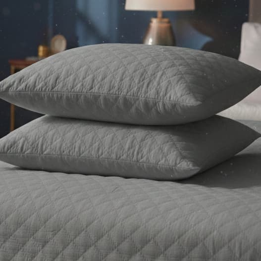 Par de Porta Travesseiro Impermeável Matelado no Tecido Micro Fibra  - Casa Borges