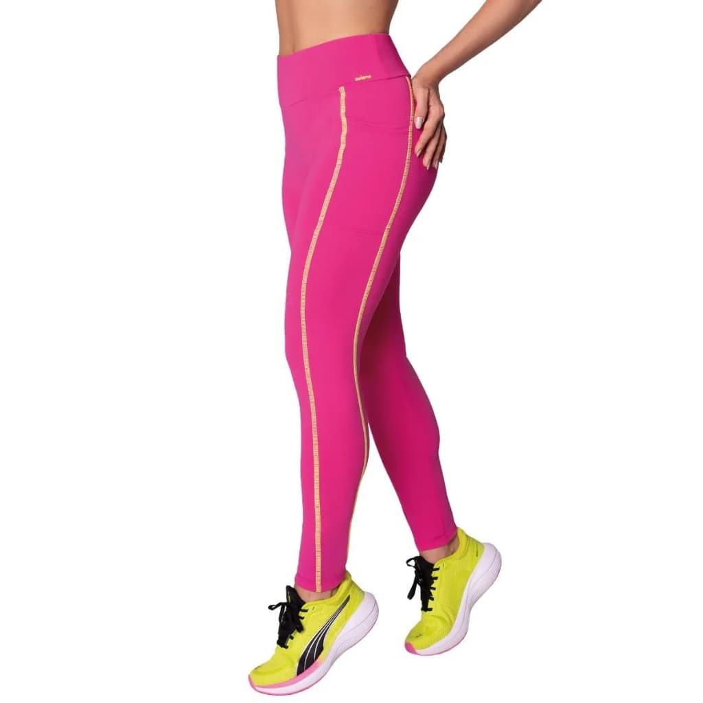 Calça Legging Academia Feminina Grossa Selene Academia Treino Original Calça Legging Com Bolso