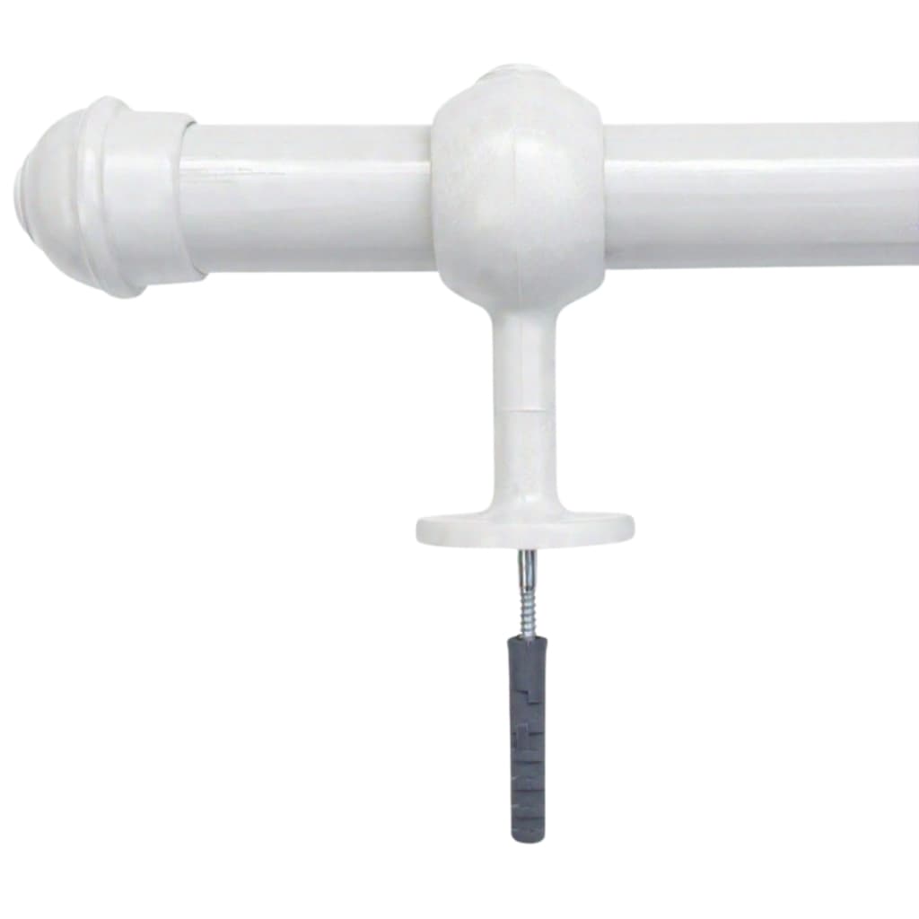 Varão de Cortina 1,20 Metros 28mm P/ Quarto ou Sala Varal Completo P/ Instalação.