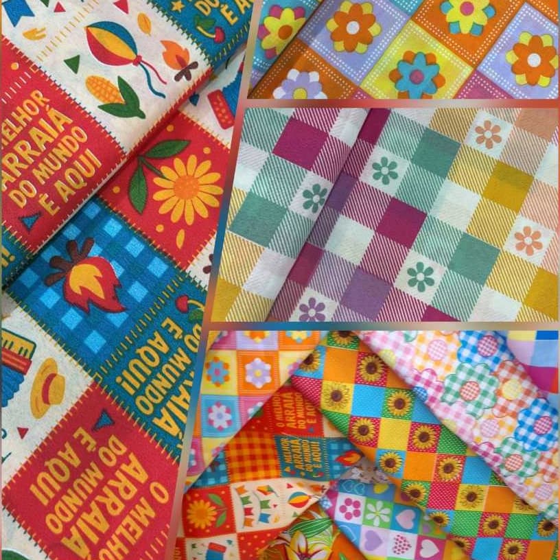 Tecido Chita/Chitinha/Chitão 100% Poliéster (venda a partir de 50 cm x 1,40 mt largura).Estampados