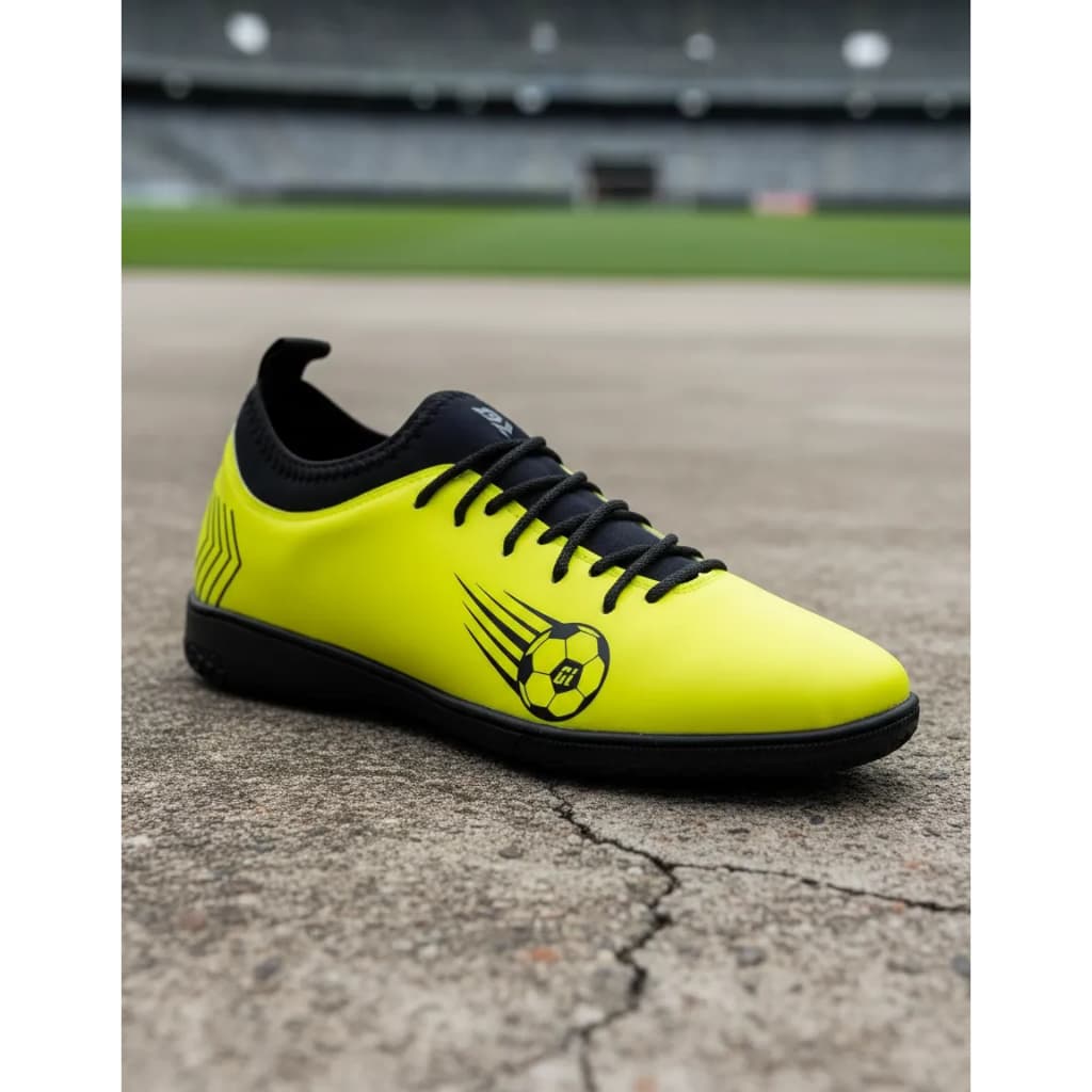 Chuteira Botinha Futsal Classic Masculina Confortável Quadra Performance Resistente Treino Jogo