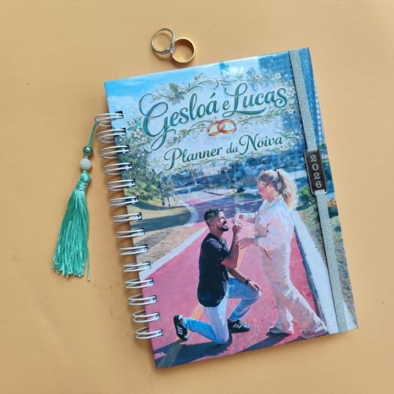 Planner da Noiva - Agenda da Noiva / Personalizado com foto