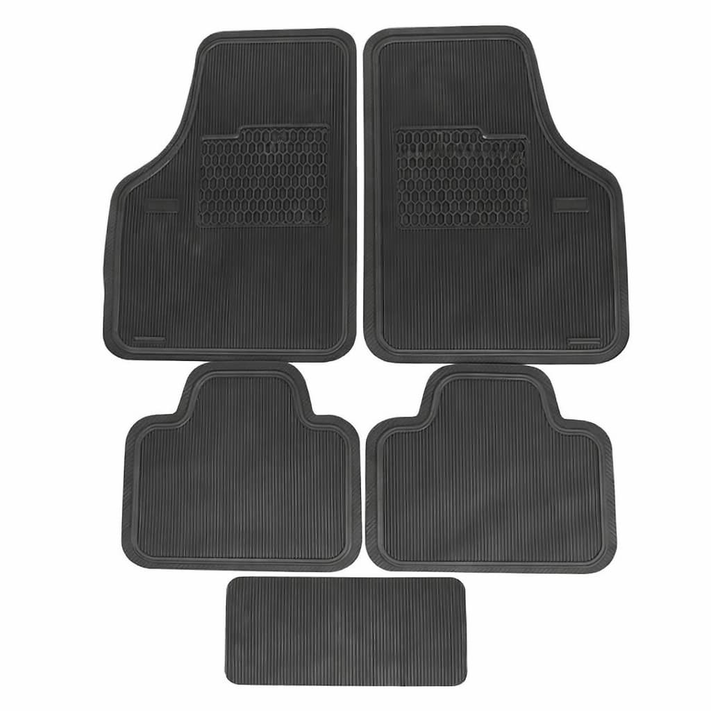 Jogo de Tapetes Automotivos em Borracha PVC para Carpete de Carro Antiderrapante