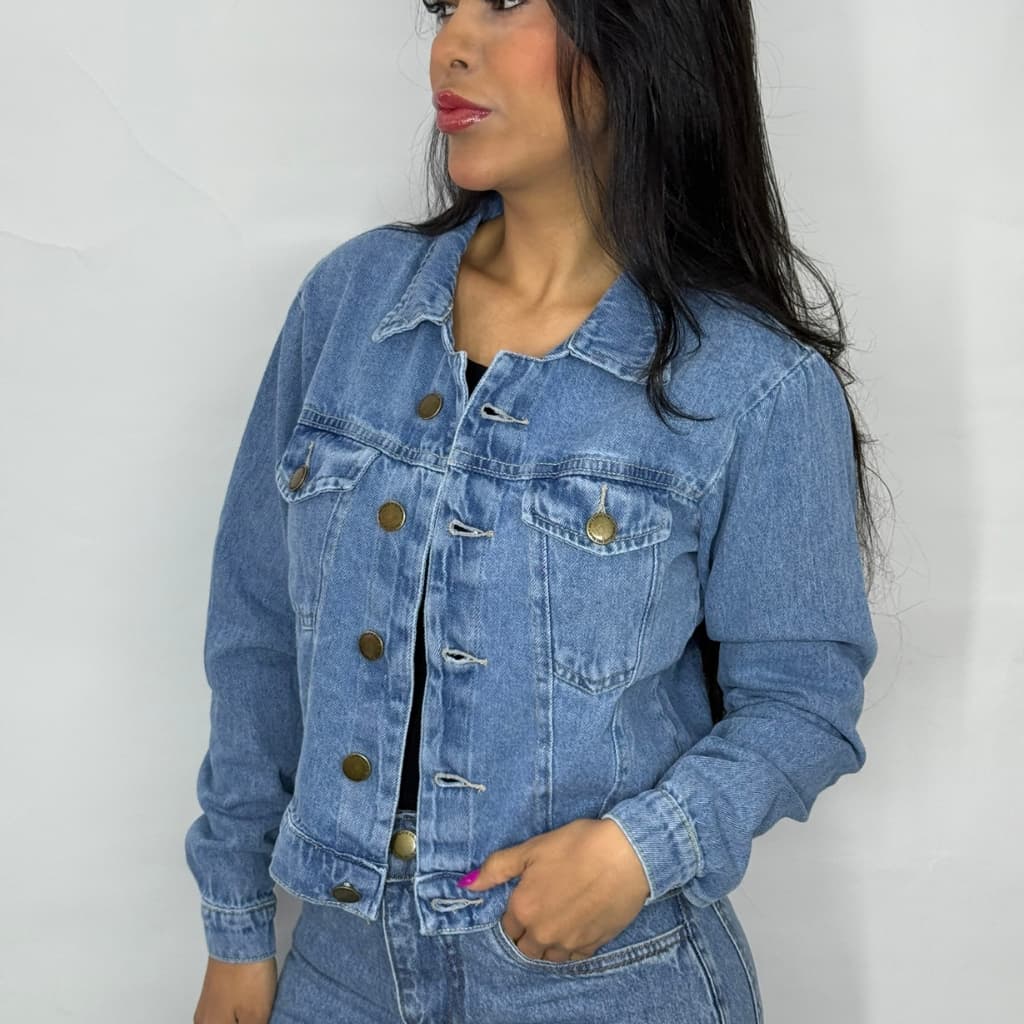 jaqueta jeans feminina, jaqueta tradicional  jeans
