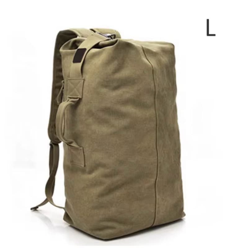 Dufle Bag Saco Vo Militar Em Lona Transporte De Roupas