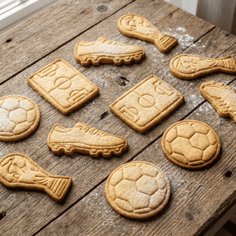 Cortador e Marcador de Biscoito Copa Do Mundo Futebol