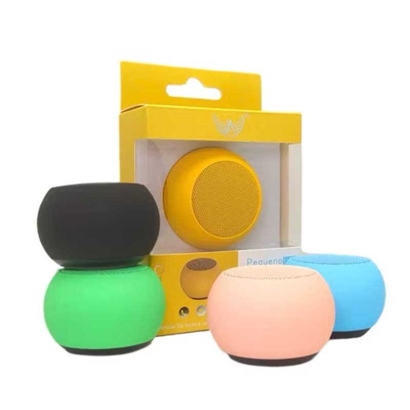 ⚡ Caixa de Som Bluetooth Mini RGB Som Alto + Luz LED Bateria Longa Portátil